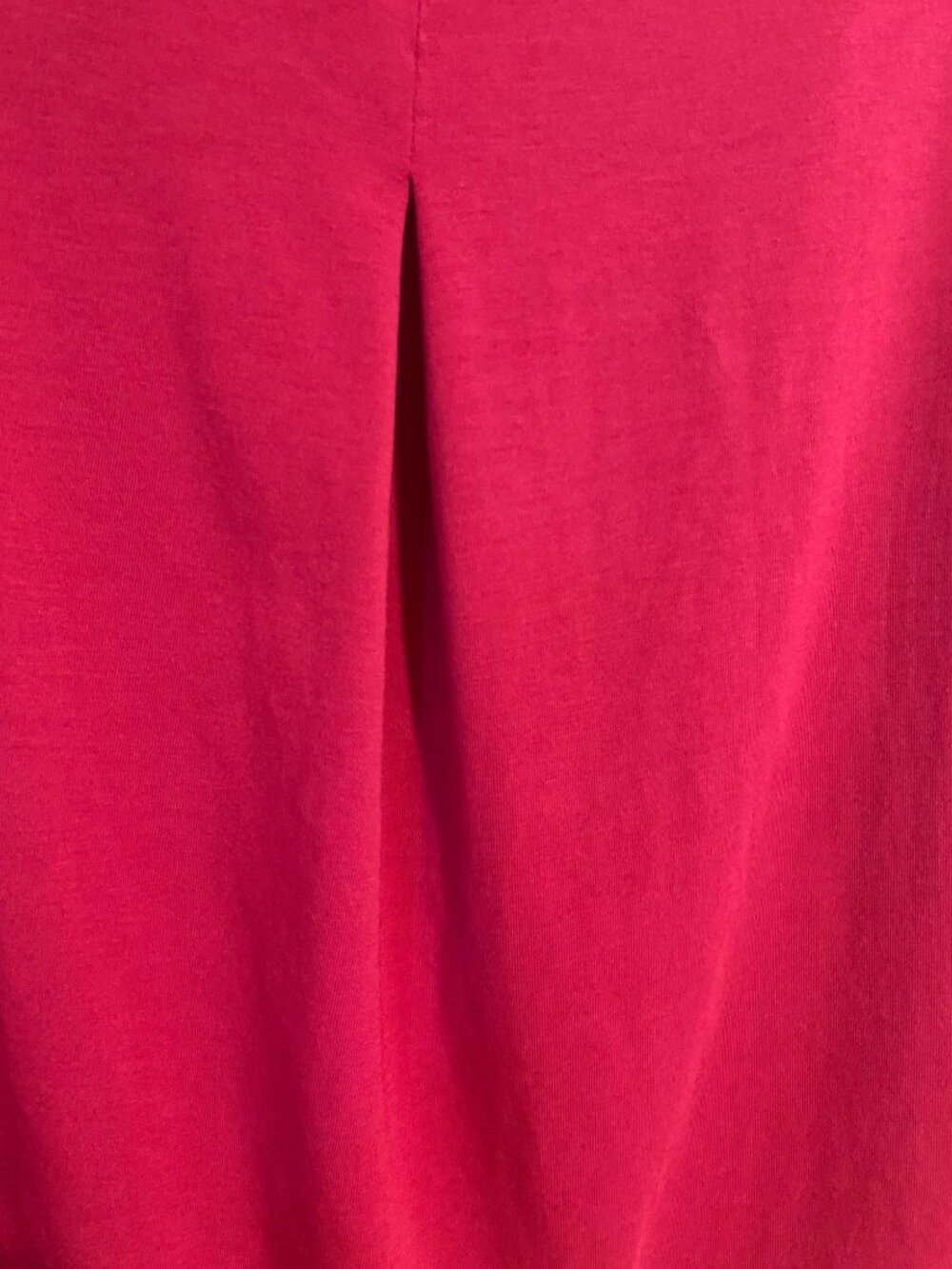 J. Jill Luxe Supima Tee Top Women's 2X Pink Pleat Back Short Sleeve Flowy Casual - Picture 10 of 10